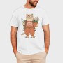 Cat With Plant Pottery, Tricou Barbati (Unisex)