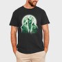 Wolves Howling At The Moon Wolf And, Tricou Barbati (Unisex)