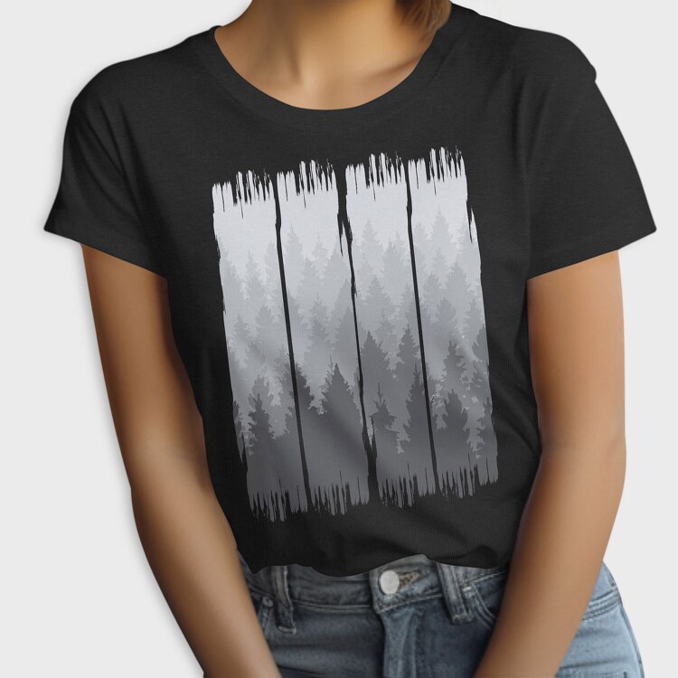 Grunge Forest, Tricou Femei