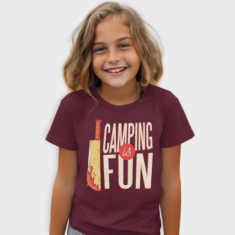 Camping Is Fun, Tricou Copii