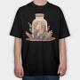 Baby Axolotl In Jar, Tricou Oversize Barbati (Unisex)