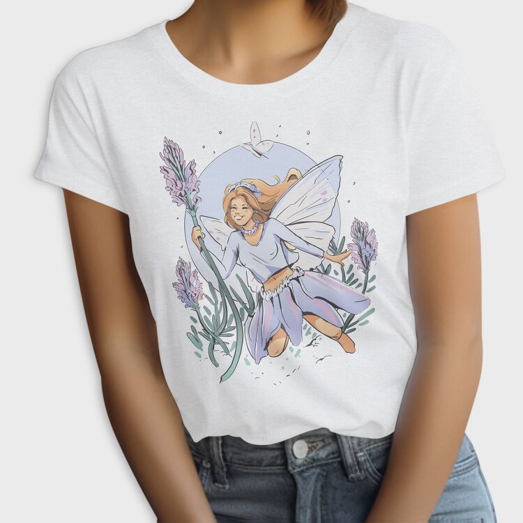 Lavender Fairy Cottagecore, Tricou Femei