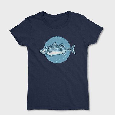 Stripped Bass Fish, Tricou Femei