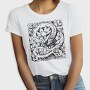 Dragon And Flowers Tote, Tricou Femei