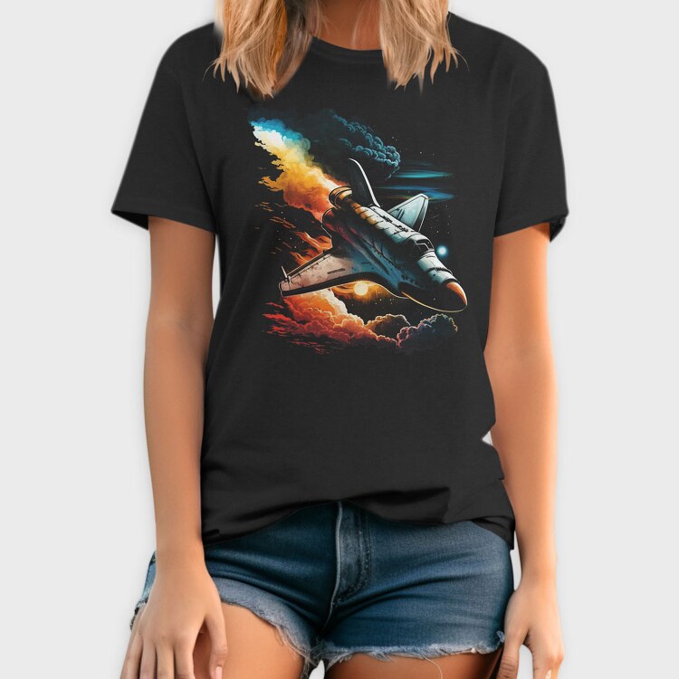 Space Shuttle Colorful, Tricou Barbati (Unisex)