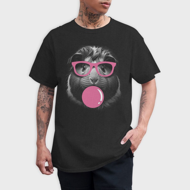Guineapig Sunglasses Bubblegum Monochrome, Tricou Barbati (Unisex)
