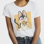 Pizza Kitten Cat, Tricou Femei