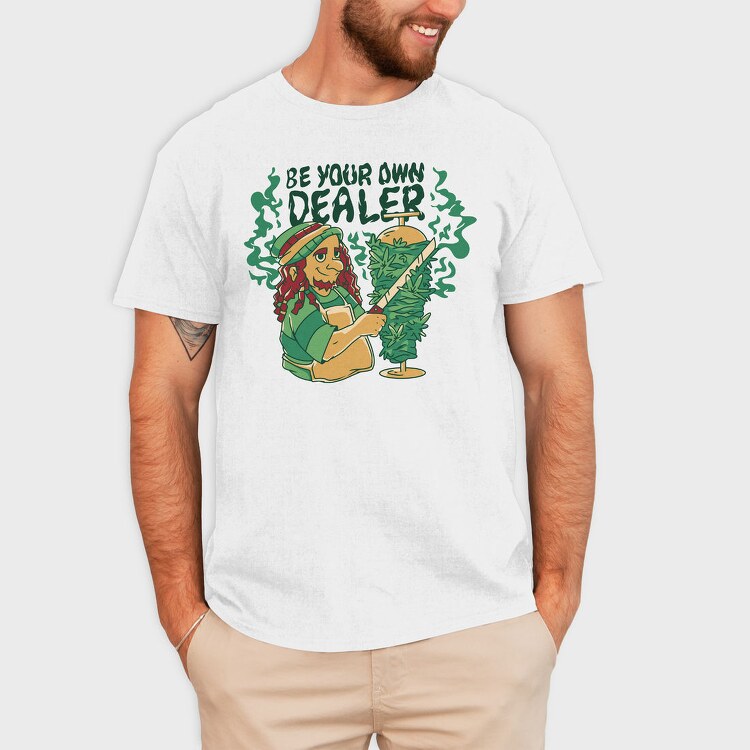 Be Your Own Dealer Cannabis Kebab Doner Kebab Man Weed Bud, Tricou Barbati (Unisex)