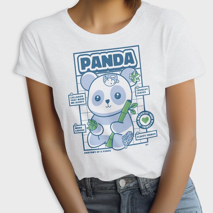 Panda Bear Animal Anatomy, Tricou Femei