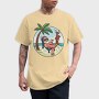 Beach Summer Santa Claus, Tricou Barbati (Unisex)