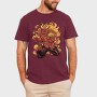 Demon Soccer Fire, Tricou Barbati (Unisex)
