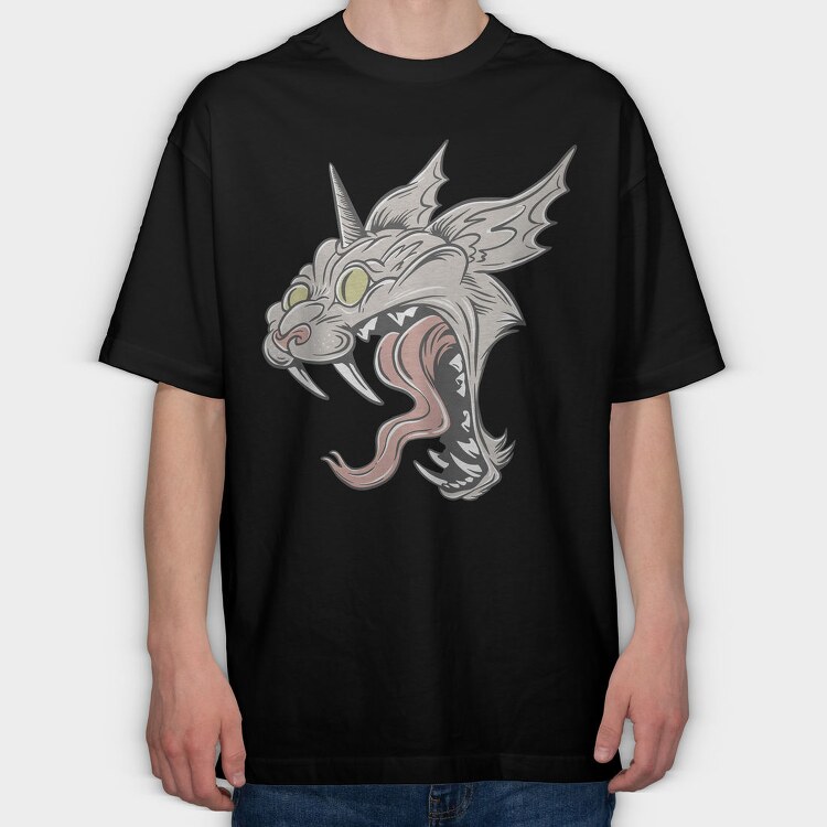 Dragon Roar, Tricou Oversize Barbati (Unisex)