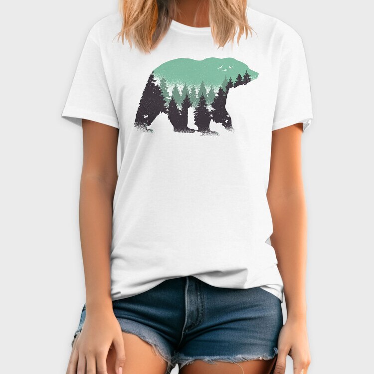 Bear Forest, Tricou Barbati (Unisex)