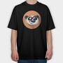 Panda Smile Icon, Tricou Oversize Barbati (Unisex)