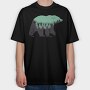 Bear Forest, Tricou Oversize Barbati (Unisex)
