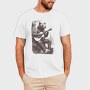 Bear Playing Guitar Hand Drawn, Tricou Barbati (Unisex)