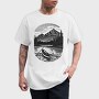 Canoe River Landscape, Tricou Barbati (Unisex)