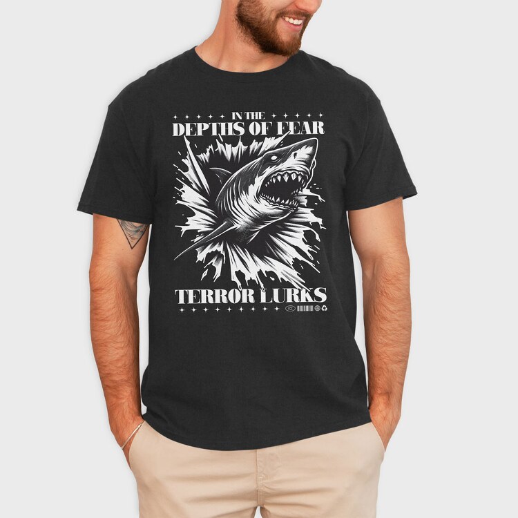 Depths of Fear, Tricou Barbati (Unisex)