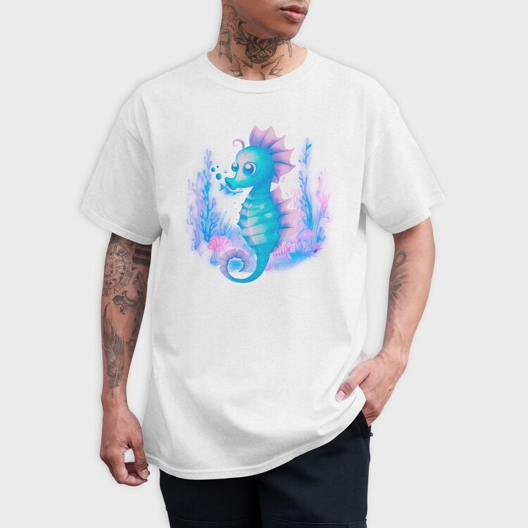 Singing Seahorse, Tricou Barbati (Unisex)