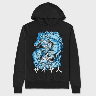 Dragon Ball Z 10, Hanorac Oversize Barbati (Unisex)