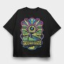 Dream Days Psychedelic Eye Forest, Tricou Oversize Barbati (Unisex)