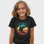 Parkour Retro Sunset Quote, Tricou Copii