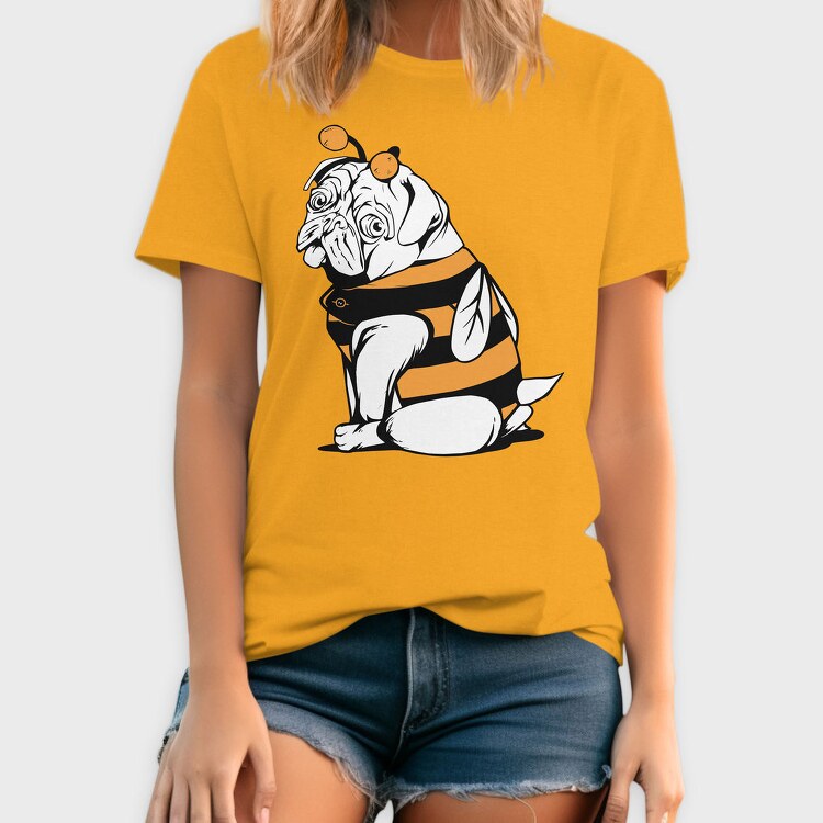 Bee Pug Dog, Tricou Barbati (Unisex)