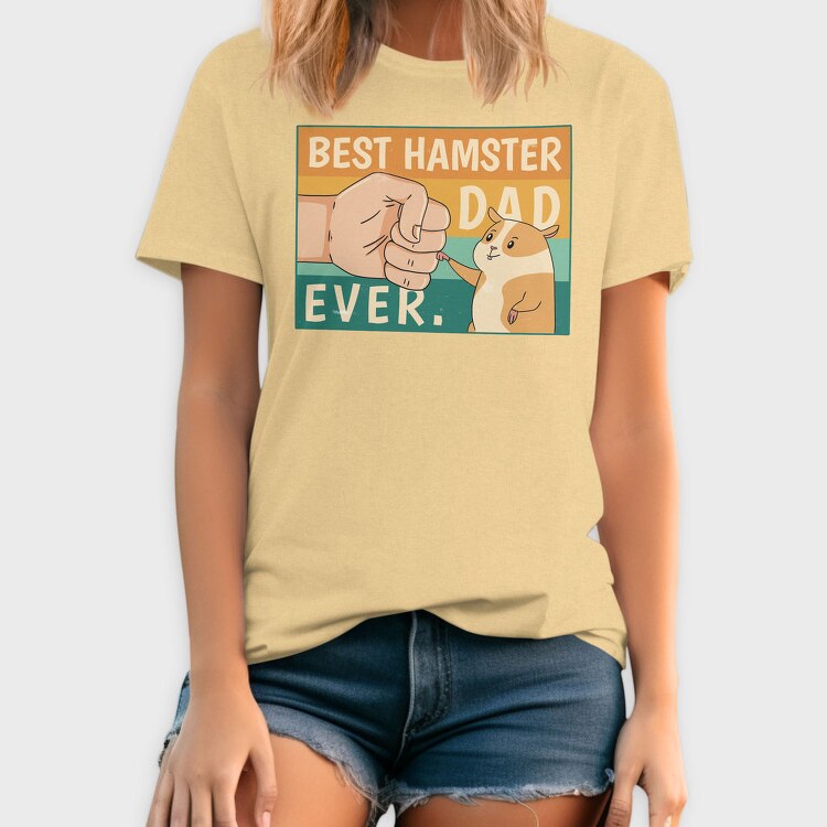 Hamster Pet Quote Dad, Tricou Barbati (Unisex)