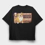Beer & Bulldog, Tricou Oversize Barbati (Unisex)