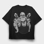 Badass Santa Christmas Tattooed, Tricou Oversize Barbati (Unisex)