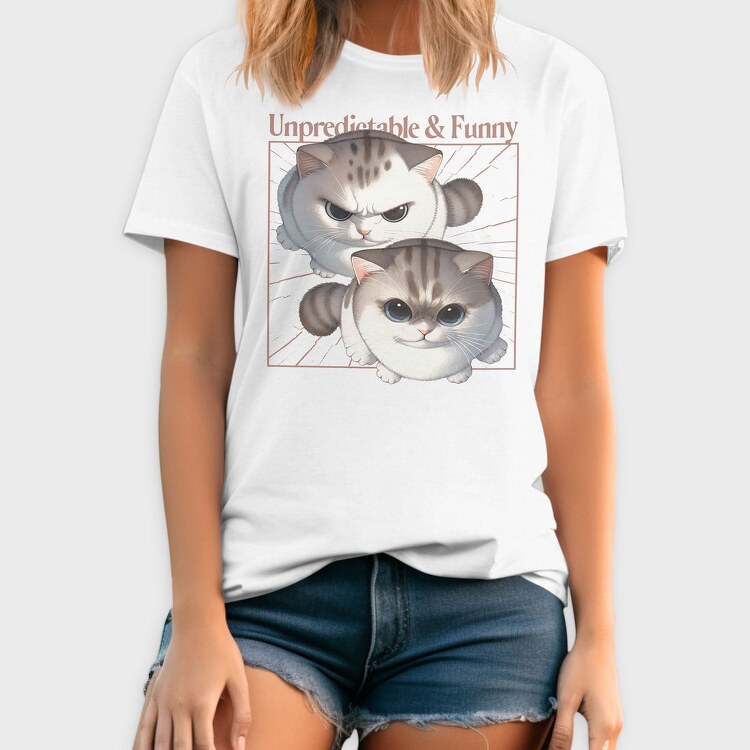Playful Grumpy Cats, Tricou Barbati (Unisex)