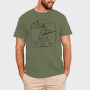 Man Electric Guitar, Tricou Barbati (Unisex)