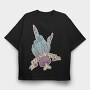 Pastel Goth Badass Witch, Tricou Oversize Barbati (Unisex)