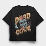 Dripping Skeleton Horror Dead Cool Halloween, Tricou Oversize Barbati (Unisex)