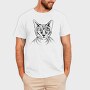 Hand Drawn Cat, Tricou Barbati (Unisex)