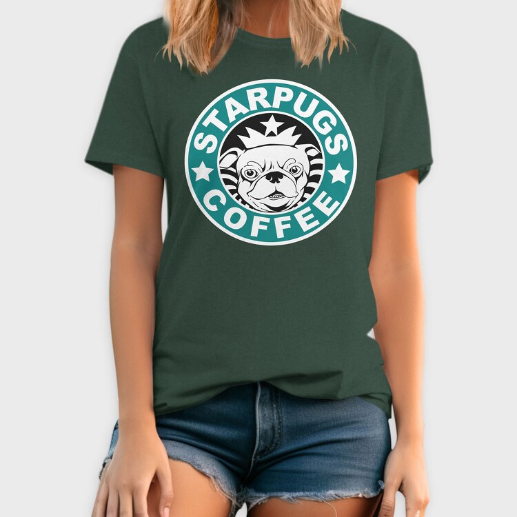 Starpugs Coffee, Tricou Barbati (Unisex)
