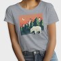 Polar Bear Landscape, Tricou Femei