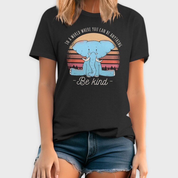 Be Kind Elephant, Tricou Barbati (Unisex)