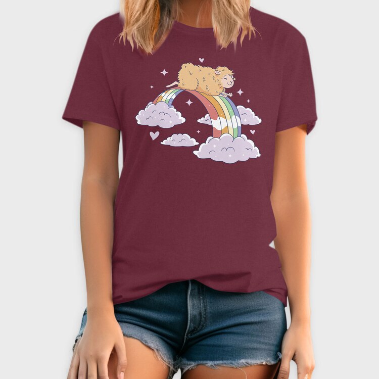 Hamster Rainbow, Tricou Barbati (Unisex)