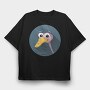 Ducky Smile, Tricou Oversize Barbati (Unisex)