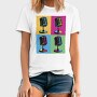 Pop Art Microphones Music, Tricou Barbati (Unisex)