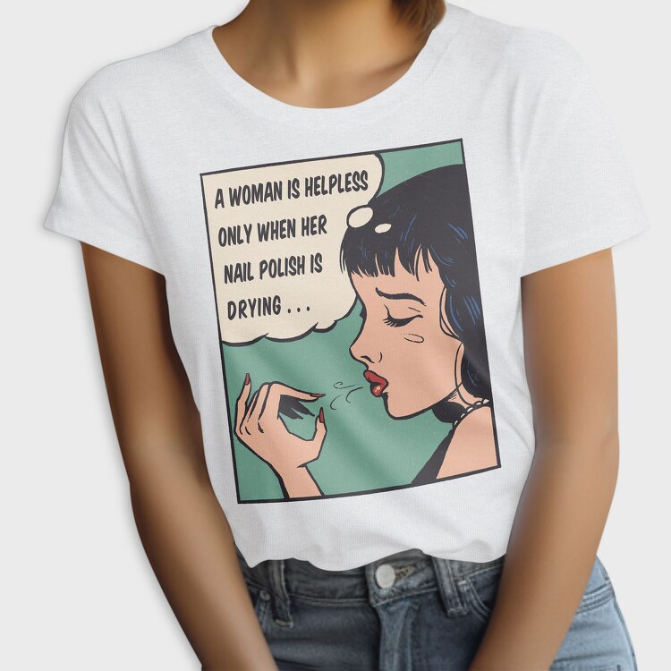 Pop Art Nail Polish, Tricou Femei