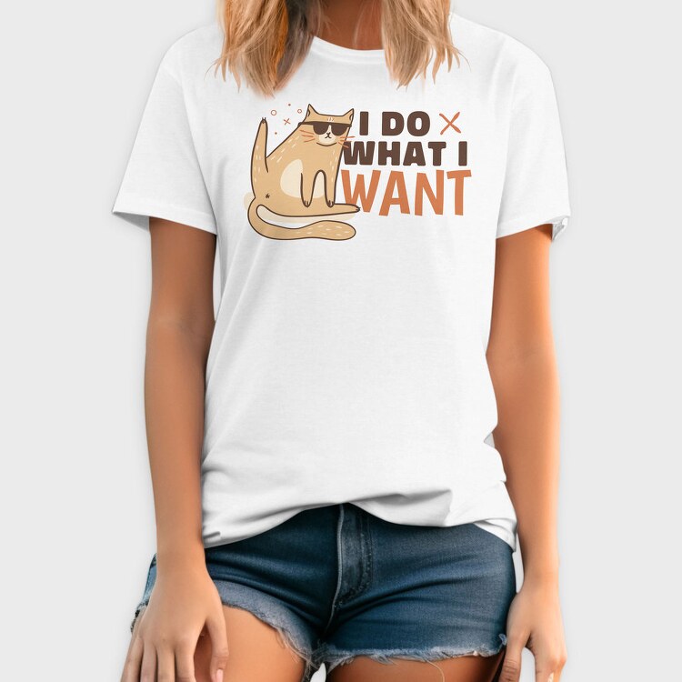 Do What I Want Funny Cat Sunglasses Creators Ep, Tricou Barbati (Unisex)