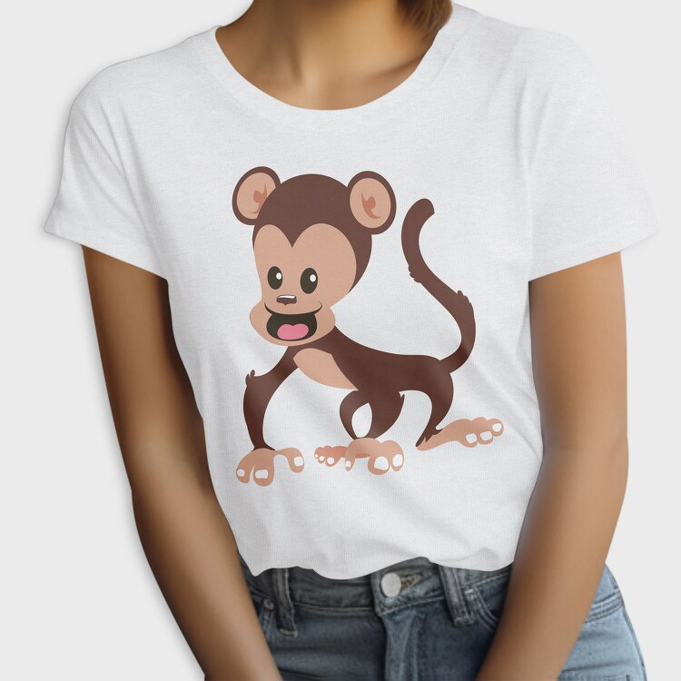 Chibi Monkey Fun, Tricou Femei