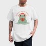 Frog Reading Book Cute, Tricou Barbati (Unisex)