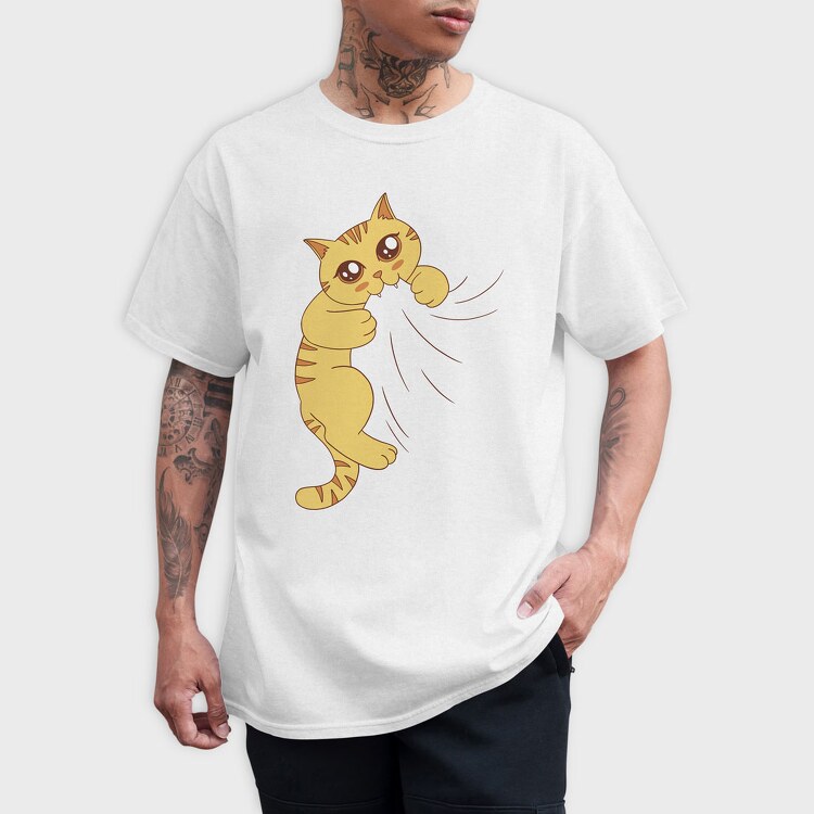 Cat Bitting, Tricou Barbati (Unisex)