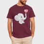 Cute Elephant, Tricou Barbati (Unisex)