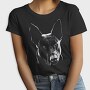 Dog Hollandse Herdershond Monochrome, Tricou Femei