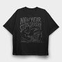 Possum Animal Anti New Year Still Trashy, Tricou Oversize Barbati (Unisex)