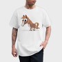 Happy Horse Stroll, Tricou Barbati (Unisex)